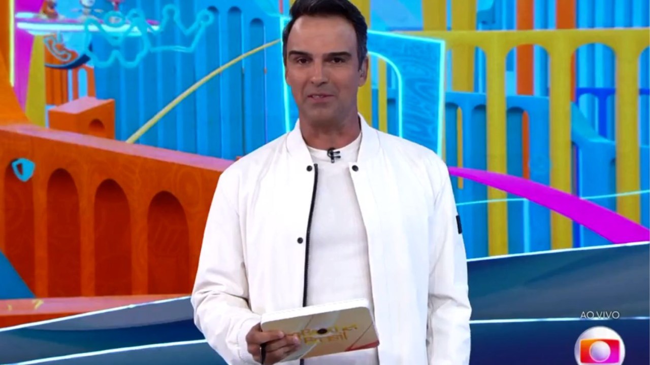 Tadeu Schmidt, atual apresentador do 'Big Brother Brasil' (Foto: Reprodução)
