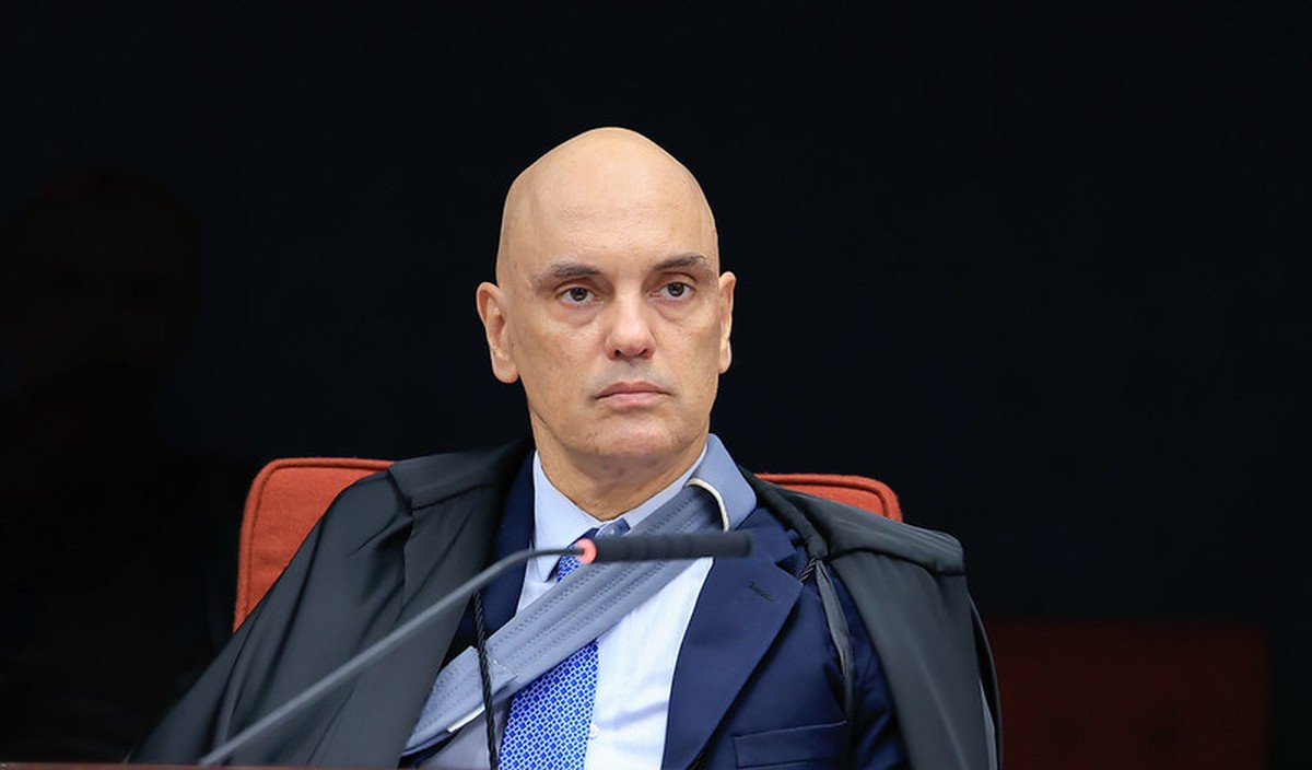 O ministro Alexandre de Moraes, durante sessão da Primeira Turma do STF (Supremo Tribunal Federal) (Foto: Fellipe Sampaio/STF)
