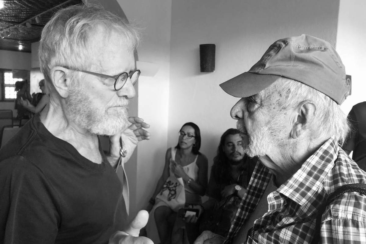 Jean-Claude Bernardet e Geraldo Sarno superam diferenças e fortalecem parceria artística