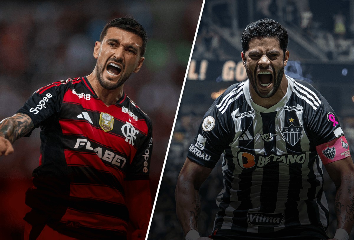 Flamengo e Atlético-MG analisam os principais artilheiros para o duelo no Brasileirão