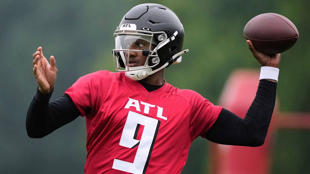 Penix Jr. inicia treinamento confiante e projeta ataque dos Falcons como o melhor da liga