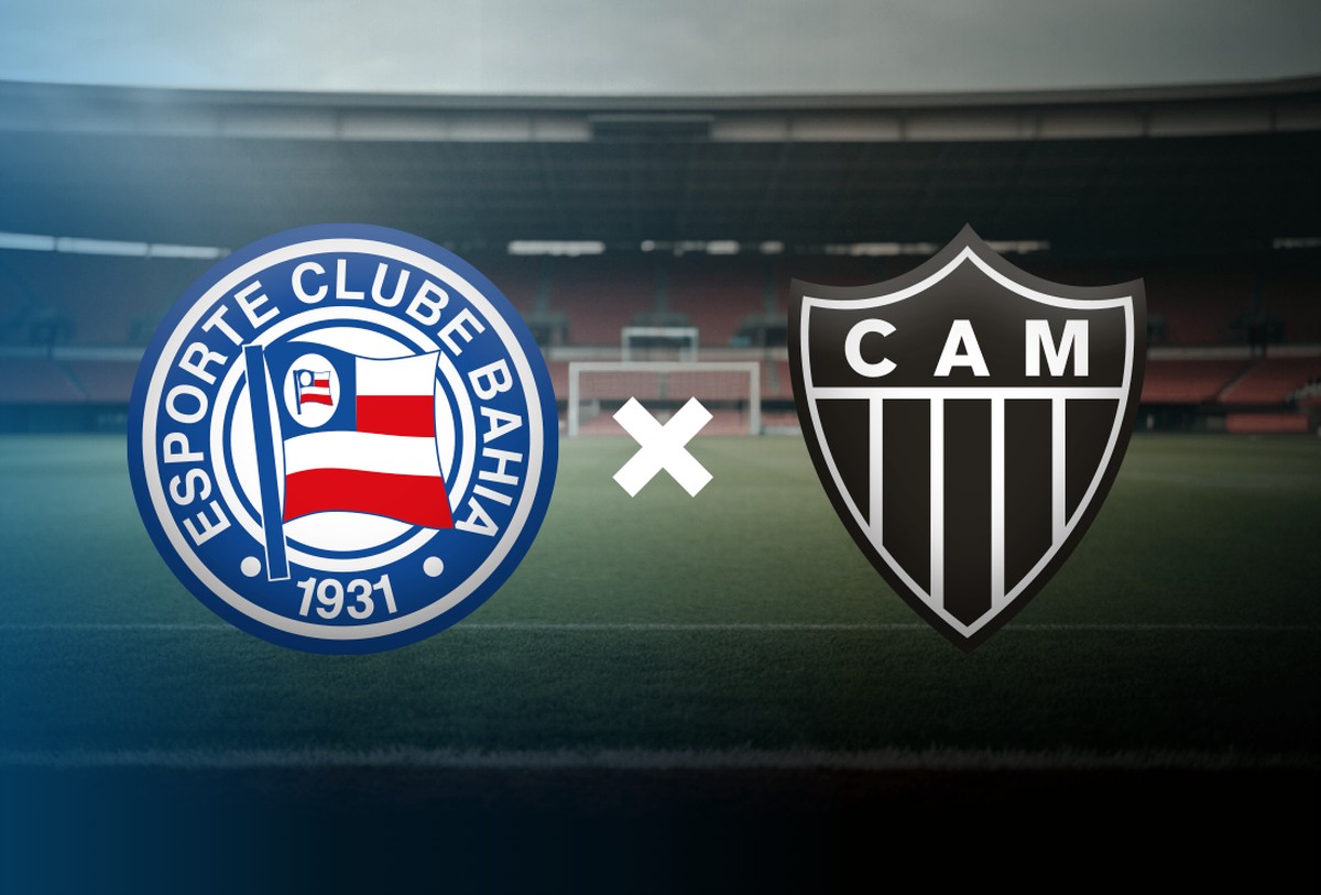 Bahia e Atlético-MG se enfrentam ao vivo no Campeonato Brasileiro