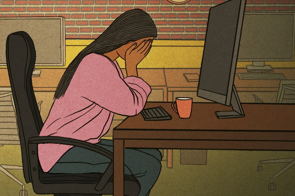Ambiente tóxico no trabalho: como impor limites e quando é hora de sair (Foto: Peter Hamlin/Ilustração AP)