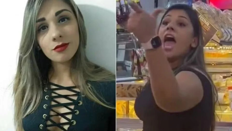 Jaqueline Santos Ludovico foi condenada após ofensas homofóbicas contra casal gay em padaria em São Paulo (Foto: Reprodução)