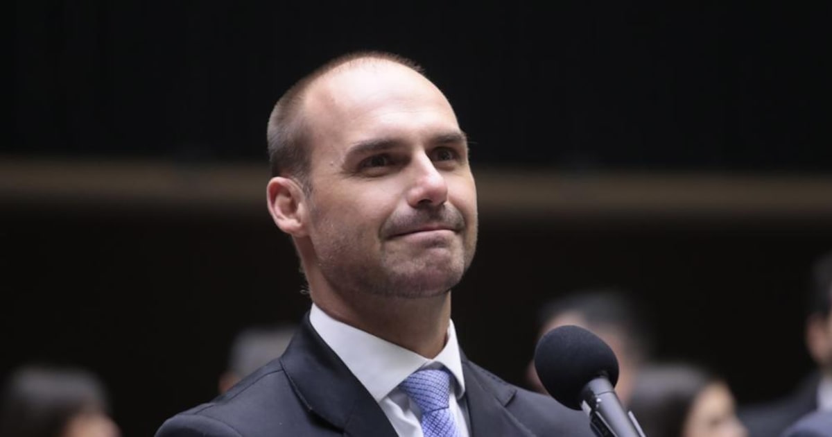O deputado federal Eduardo Bolsonaro (PL-SP) era favorito para assumir a Comissão de Relações Exteriores da Câmara. (Foto: Bruno Spada/Agência Câmara)