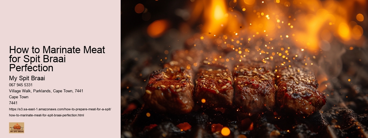 How to Marinate Meat for Spit Braai Perfection