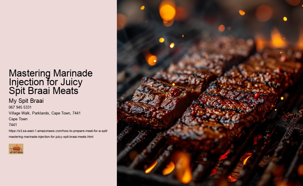 Mastering Marinade Injection for Juicy Spit Braai Meats