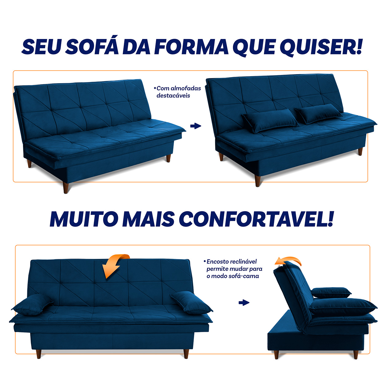 Descubra o Conforto de Duas Funções