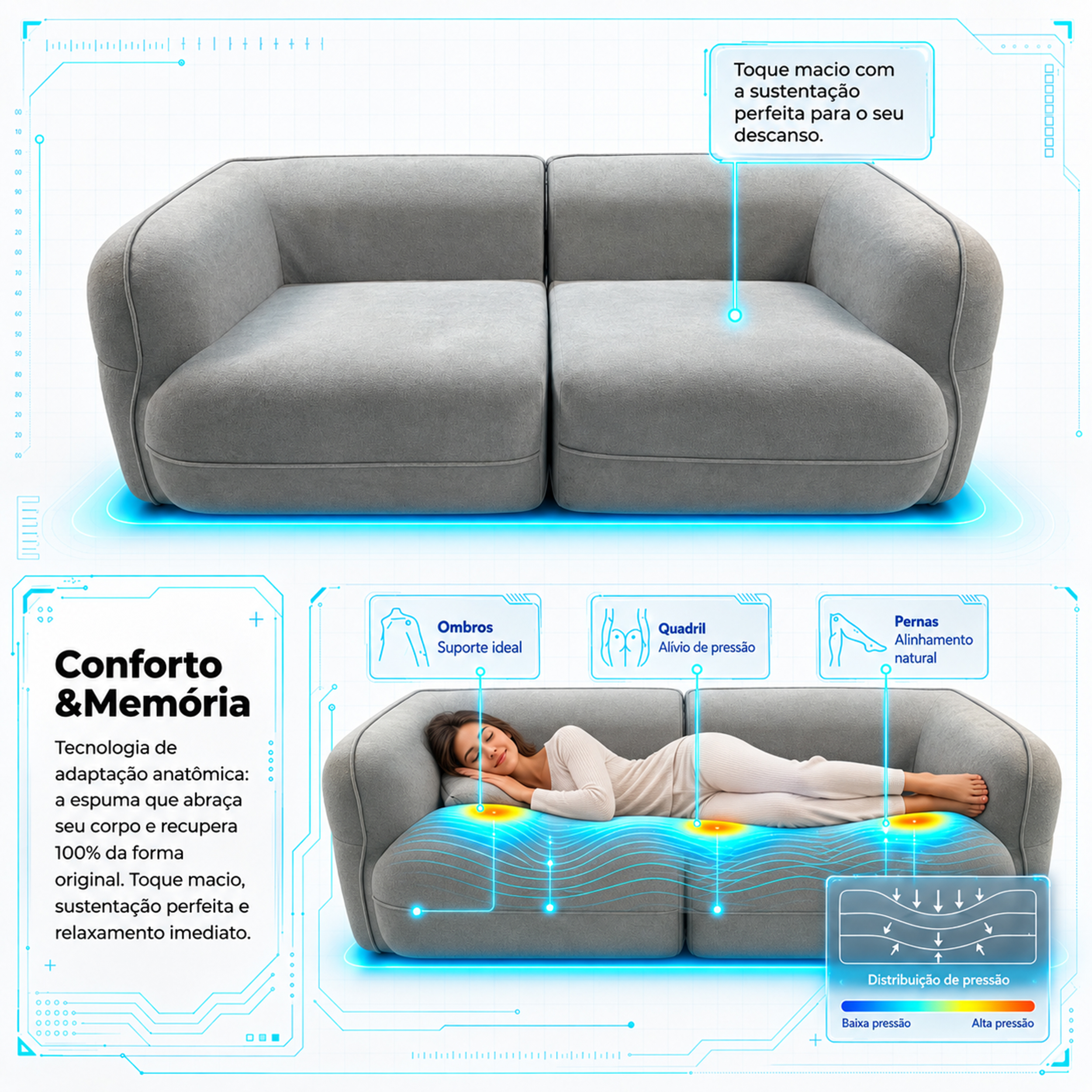 Sinta o Conforto que Dura.