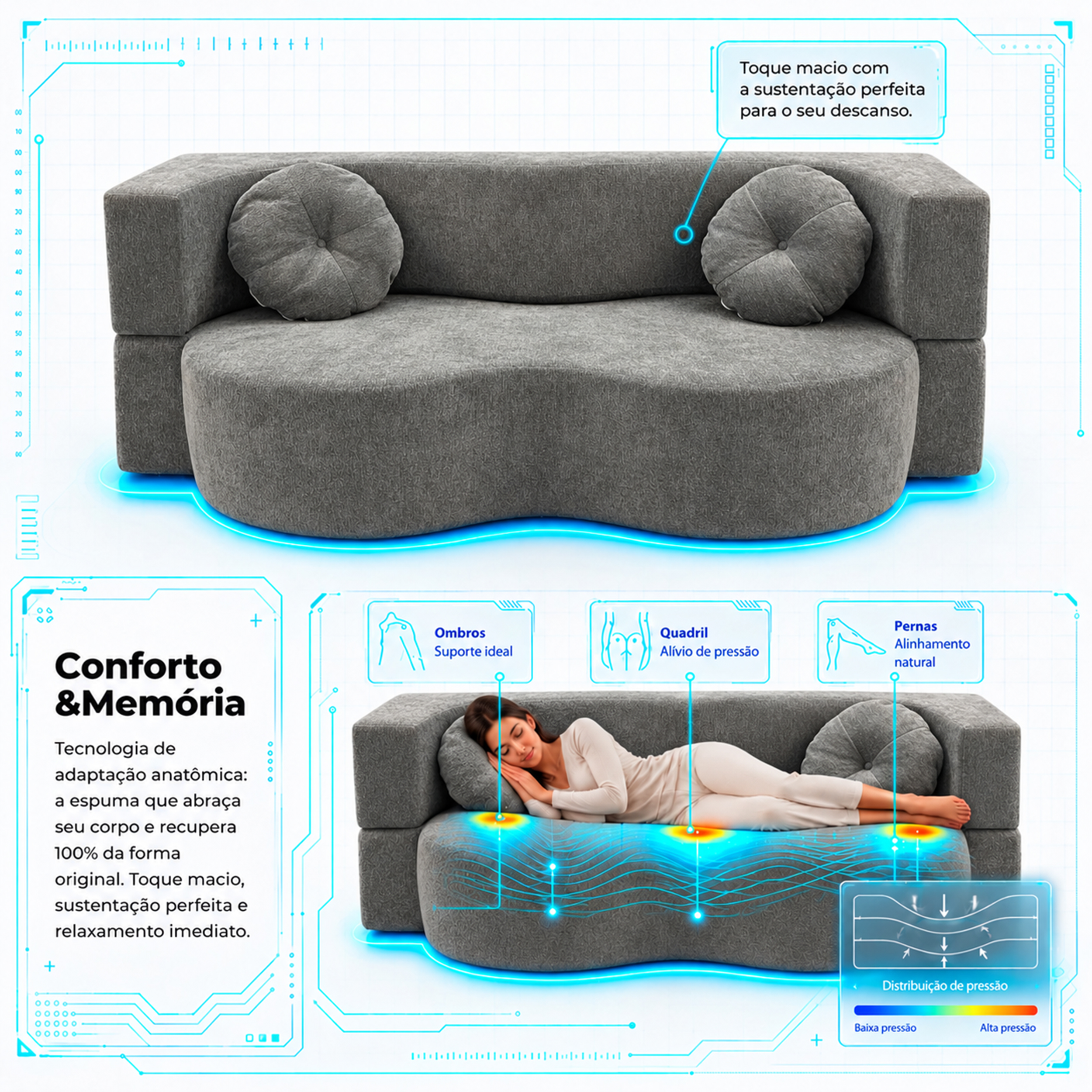 Sinta o Conforto Firme Todos os Dias.