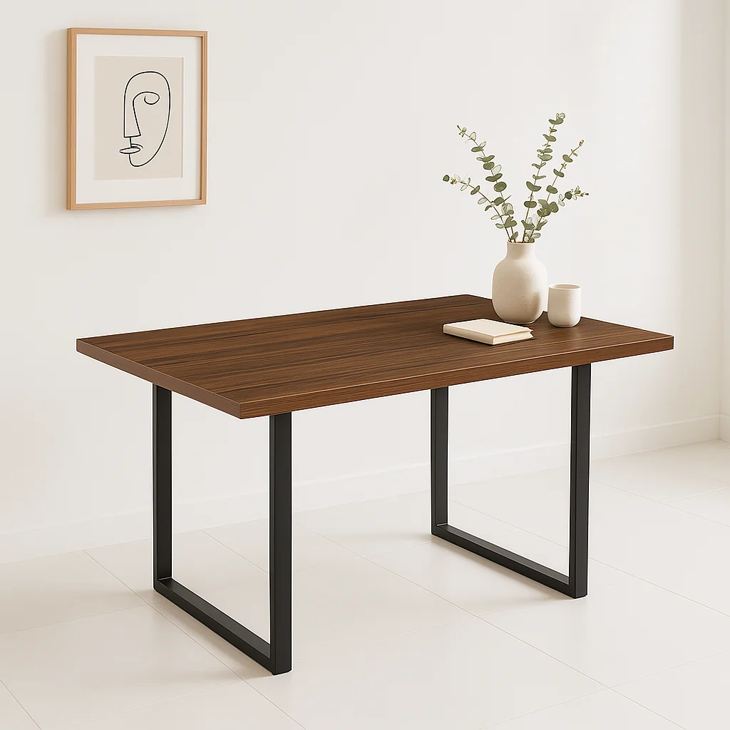 Mesa Industrial MDF 140x90 - Madera oscura