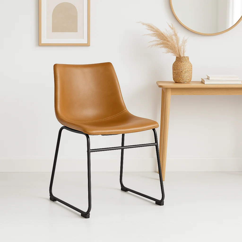 Silla Burgos de Cuero Crazy Horse