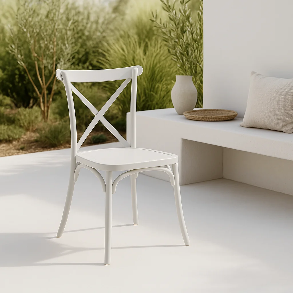Silla Crossback - Blanca