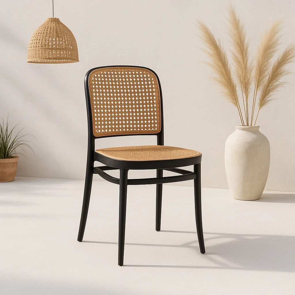 Silla Lombardía de Polipropileno - Negra - Comprar en RespaldosChile