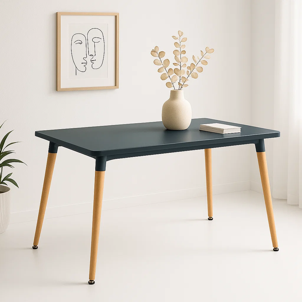 Mesa Eames Rectangular MDF 120x80 cms - Negra