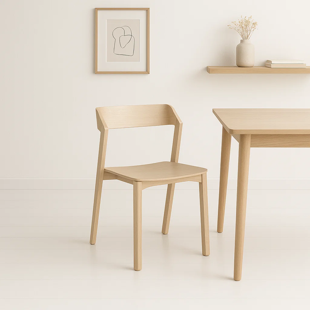 Silla de Comedor Madera Rover Viena Natural