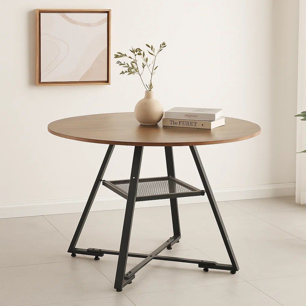 Mesa de Comedor Redonda Estilo Industrial Törn