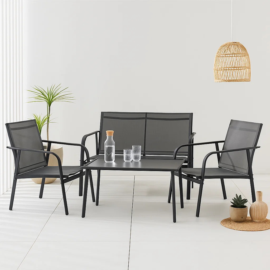 Juego de Terraza Aero 3 Sofás y 1 Mesa de Centro