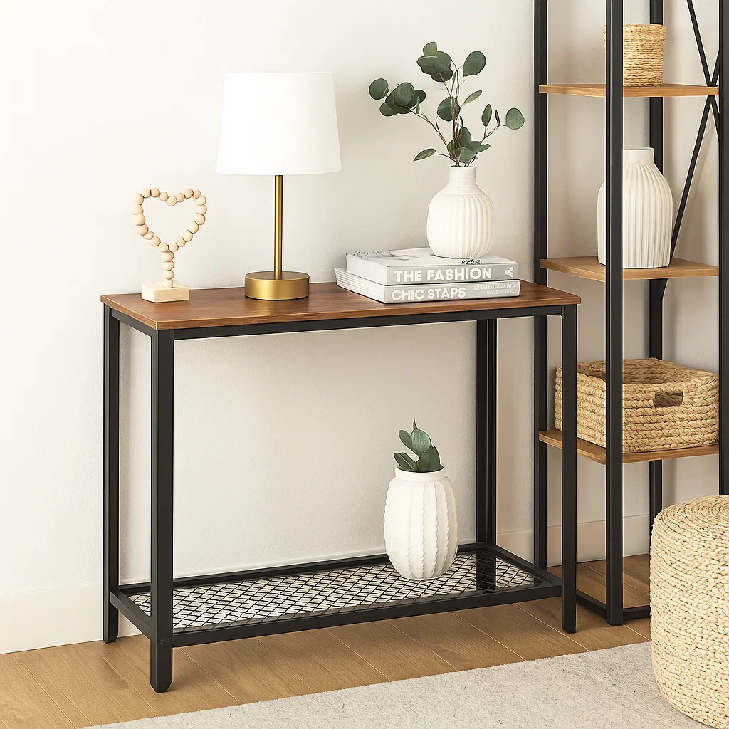 Arrimo industrial enrejado vintage