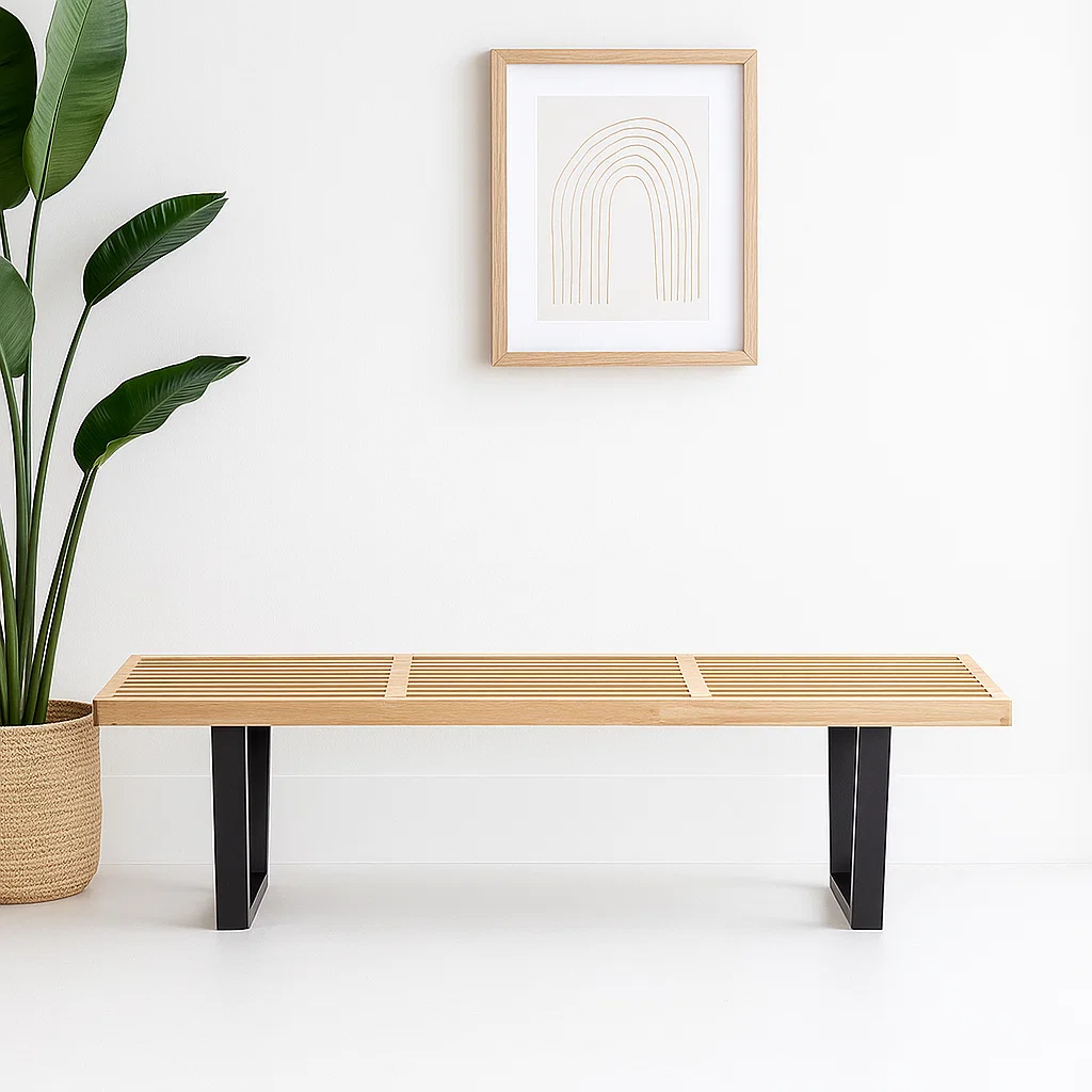 Banqueta George Nelson 160cm - Madera