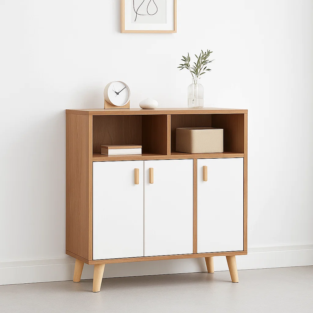 Cómoda Zapatero blanca madera