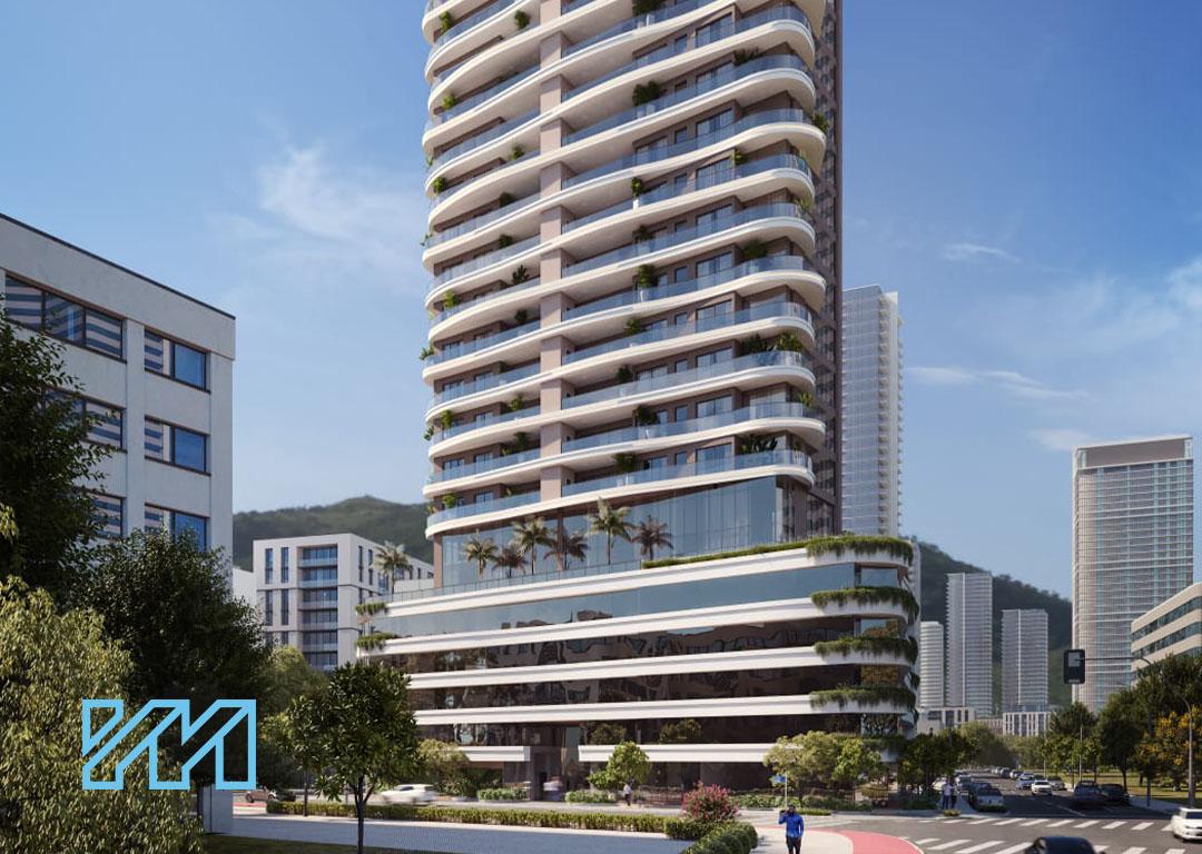 Skyline Itajaí - Skyline Itajai - base urbana