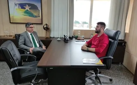 Deputado Nim Barroso Recebe Visita Cordial de Parlamentar Acreano