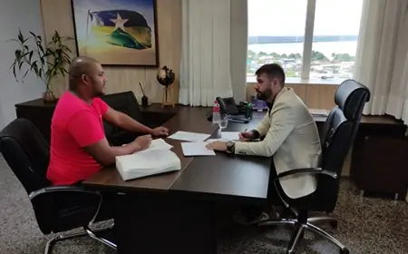 Deputado Nim Barroso reúne-se com presidente de Associação Comunitária