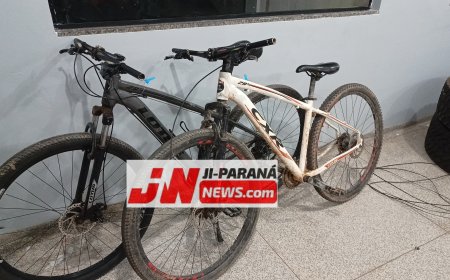 Ação Policial: Abordagem a Suspeitos Resulta na Apreensão de Televisão e Bicicletas