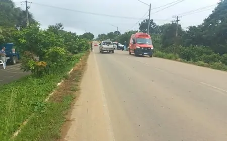 Em Ji-Paraná, consequências de uma discussão no trânsito: casal envolve-se em acidente