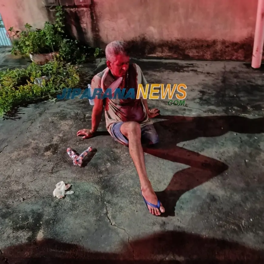 Elemento esfaqueia o próprio irmão no bairro Jardim dos Migrantes e vai preso pela PM