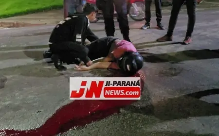 Grave acidente entre duas motos deixa uma vítima fatal em Ji-Paraná