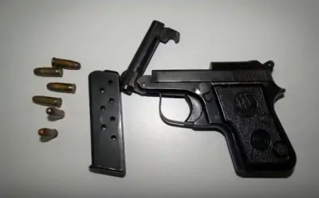 Arma de fogo encontrada em frente a residência no bairro Novo Ji-Paraná levanta preocupações de segurança