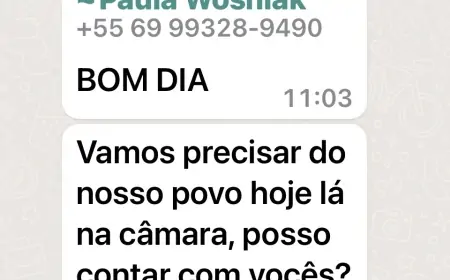 INTIMIDAÇÃO | Negão e esposa convocam portariados para tumultuarem manifestação contrária a prefeito de Ji-Paraná