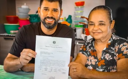 Deputado Nim Barroso comemora o pagamento de emenda parlamentar para Presidente Médici