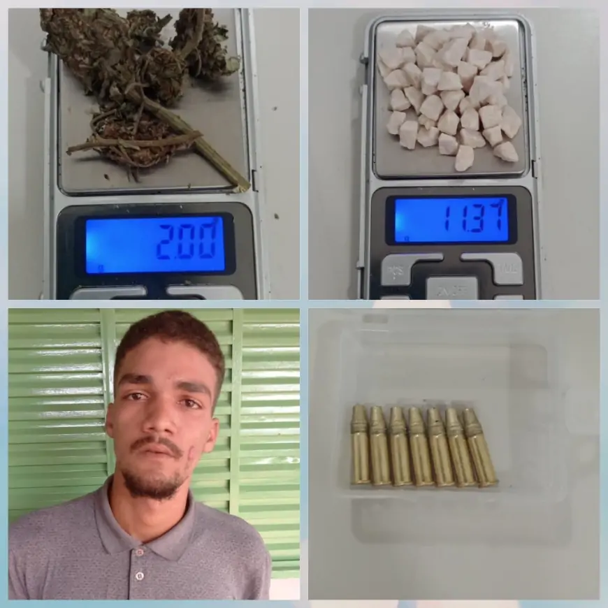 Polícia prende homem acusado de homicídio e tentativa de homicídio