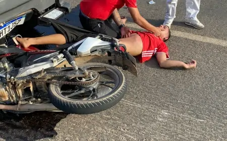 Acidente grave na BR-364 em Ji-Paraná deixa motociclista em estado grave