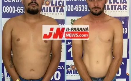 Ji-paranaenses são presos em Rondolândia comercializando entorpecentes