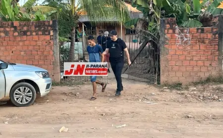 Polícia Civil  Prende Suspeito de Tentativa de Homicídio e Roubo em Operação Coordenada em Ji-Paraná