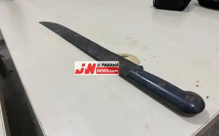 Homem é Preso Após Ameaçar População com Facão
