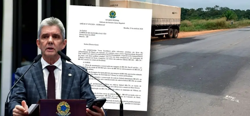 INFRAESTRUTURA: Dnit atende pedido do senador Jaime Bagattoli para obra emergencial no contorno de Ji-Paraná