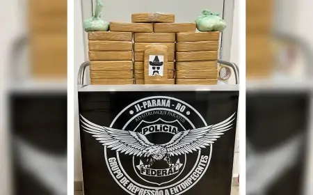 Ji-Paraná/RO: Polícia Federal desencadeia Operação Vigilantia contra tráfico de drogas