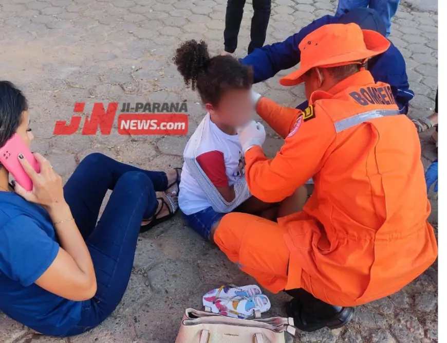 Acidente de trânsito no Bairro JK: Criança fica ferida em colisão
