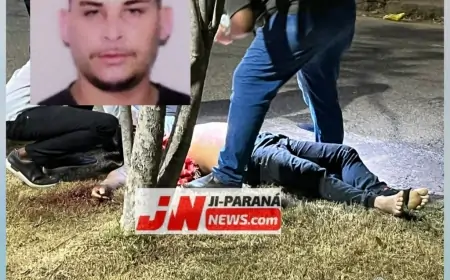 Em Ji-Paraná jovem é assassinado enquanto pilotava motocicleta