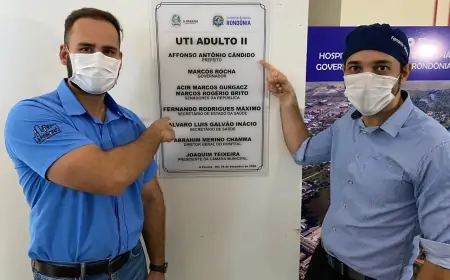 Após Affonso afirmar ter inaugurado UTI do HM, Isau Fonseca determina retirada de placa que constava o nome do político