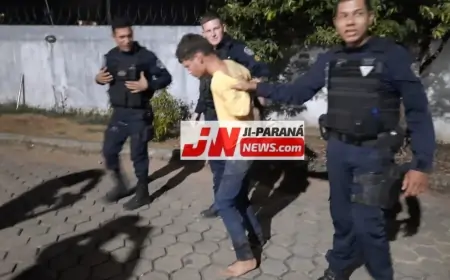 Polícia Detém Jovem após Tentativa de Agressão contra Pai