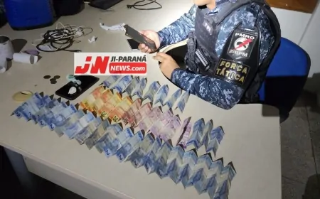 Polícia Militar Desarticula Ponto de Tráfico de Drogas em Ji-Paraná e Resgata Criança em Situação de Risco