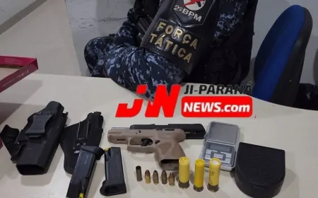 Polícia Prende Homem e Apreende Arma de Fogo em Presidente Medici