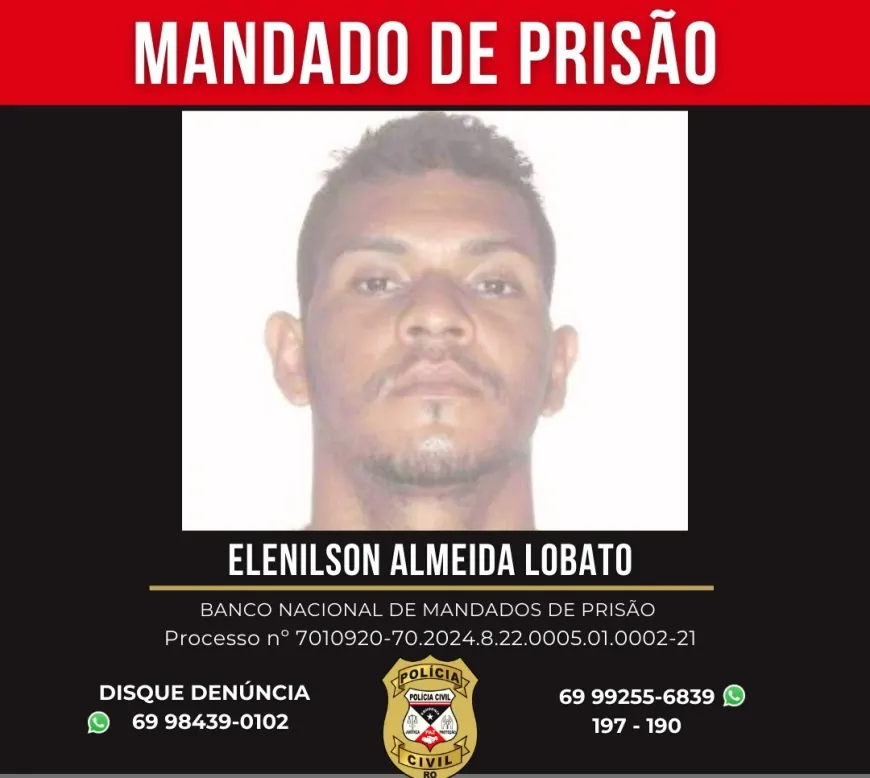 Polícia procura homem acusado de participação em homicídio na Linha Santa Rita