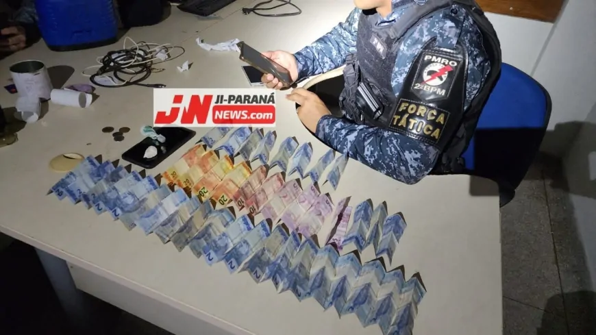 Polícia Militar Desarticula Ponto de Tráfico de Drogas em Ji-Paraná e Resgata Criança em Situação de Risco